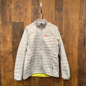 REI Co-op Revelcloud II jacket in a light gray color large